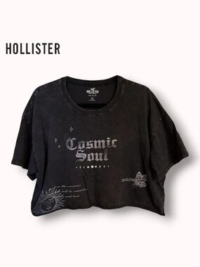 Hollister graphic crop top